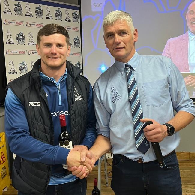 First team captain Tom Powell and Bill Ridge